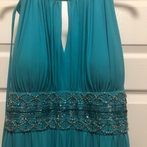 Teal Evening Gown